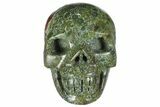 Polished Dragon's Blood Jasper Skull - South Africa #110071-2